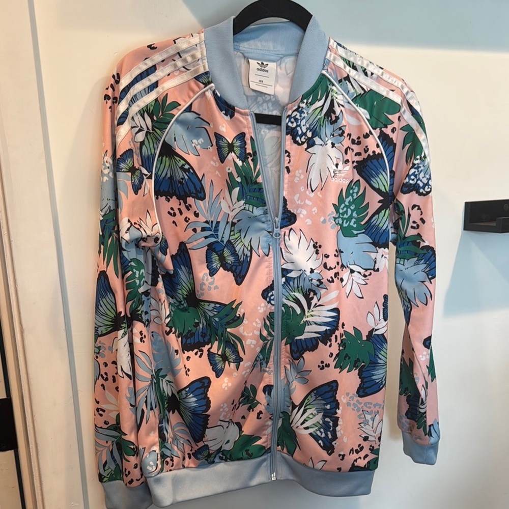 Adidas HERS Collab Tropical Pink and Blue  Jacket